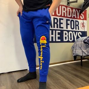 Blue Champion Sweatpants